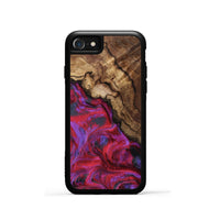 iPhone SE Wood Phone Case - Debbi (Red, 801426)