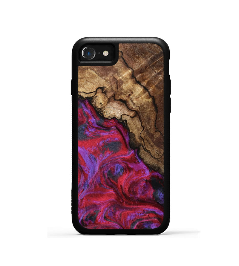 iPhone SE Wood Phone Case - Debbi (Red, 801426)