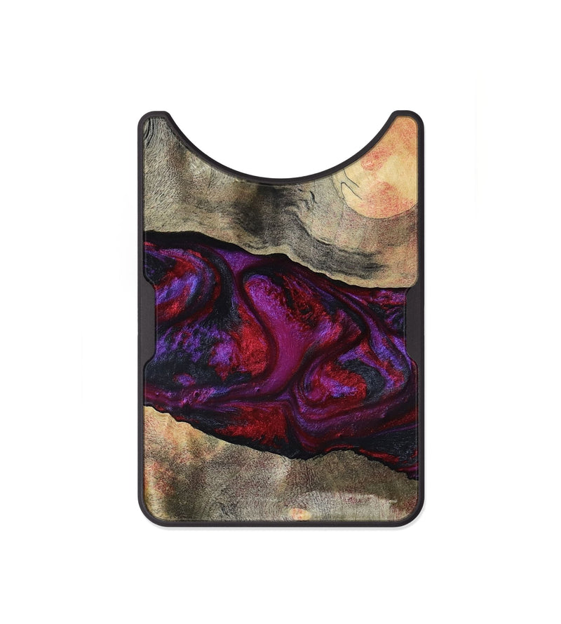 Alloy Wood Wallet - Lydia (Red, 801427)