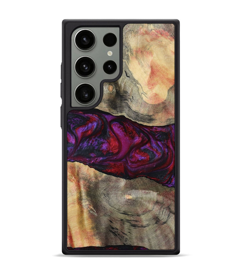 Galaxy S24 Ultra Wood Phone Case - Lydia (Red, 801427)