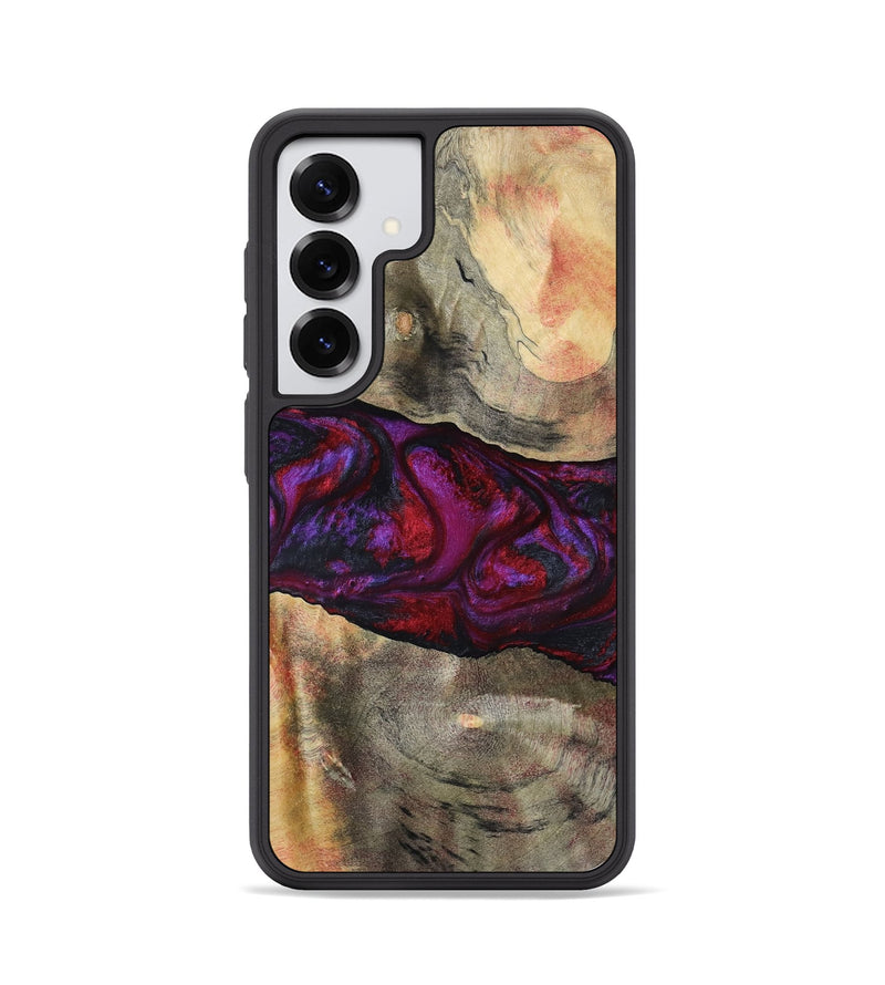 Galaxy S25 Wood Phone Case - Lydia (Red, 801427)