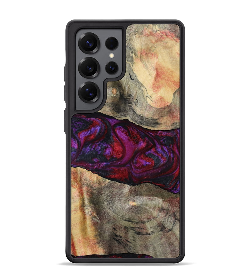 Galaxy S25 Ultra Wood Phone Case - Lydia (Red, 801427)