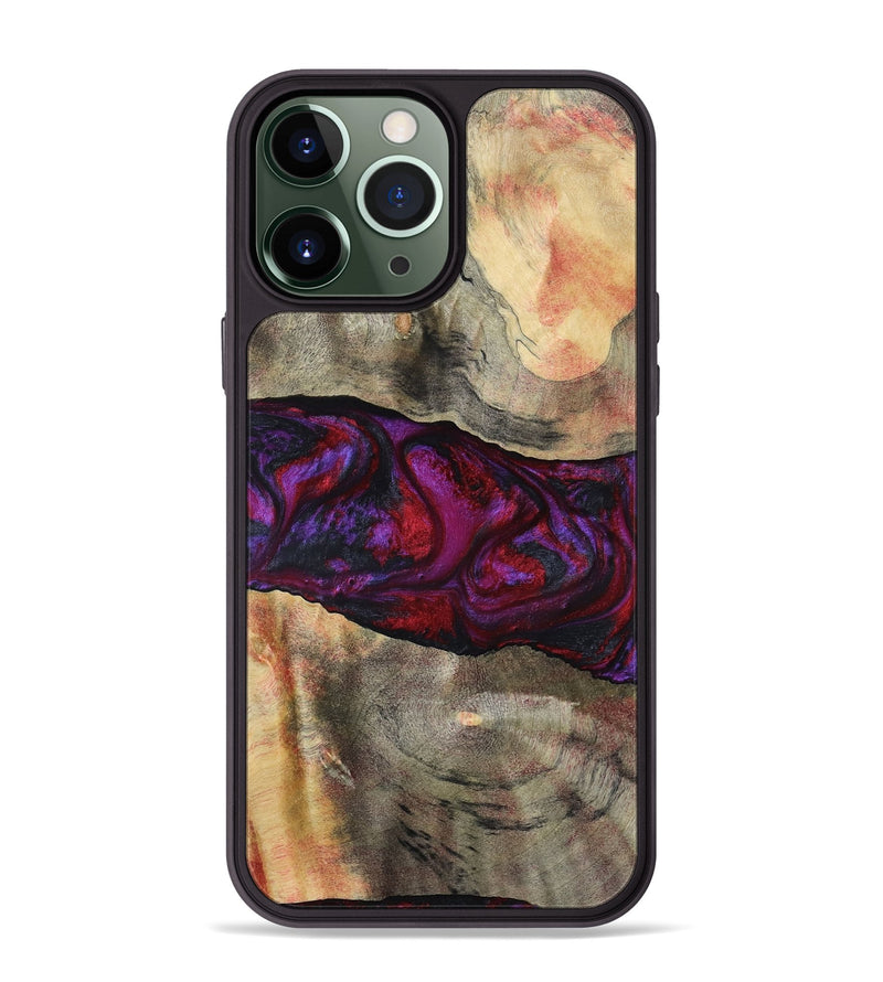 iPhone 13 Pro Max Wood Phone Case - Lydia (Red, 801427)