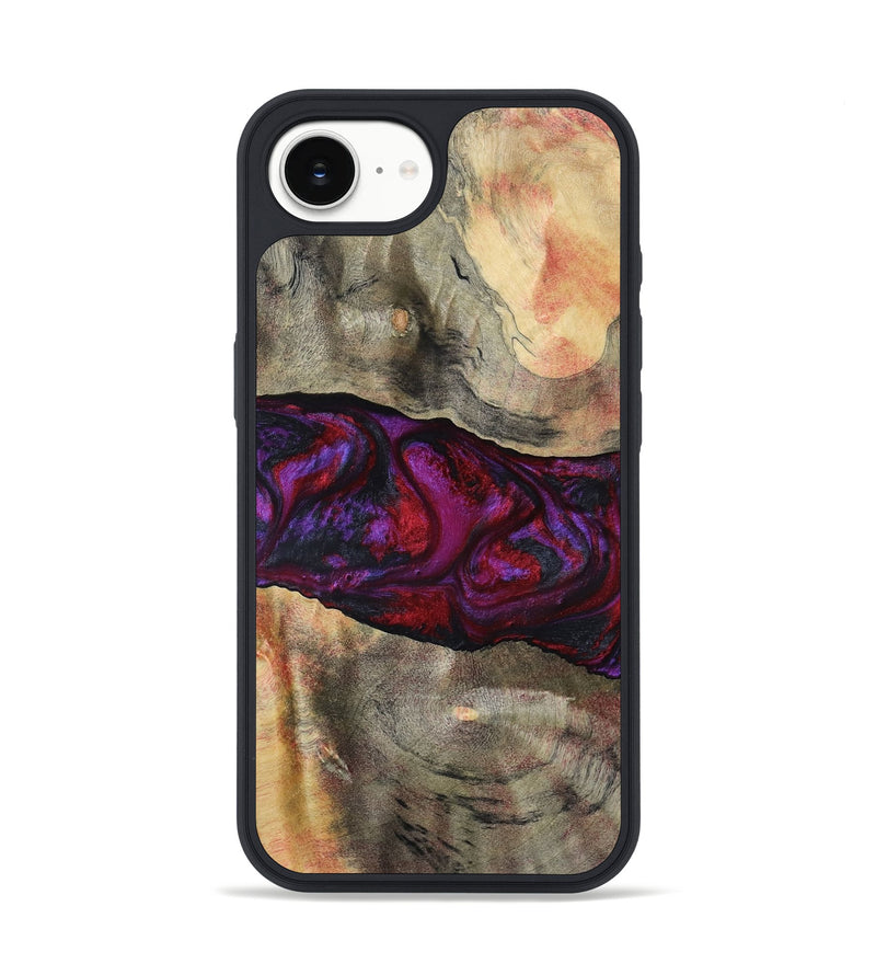 iPhone 16e Wood Phone Case - Lydia (Red, 801427)