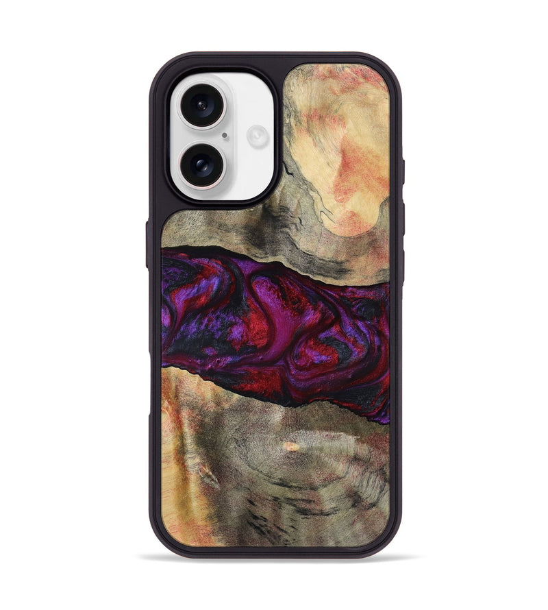 iPhone 17 Wood Phone Case - Lydia (Red, 801427)