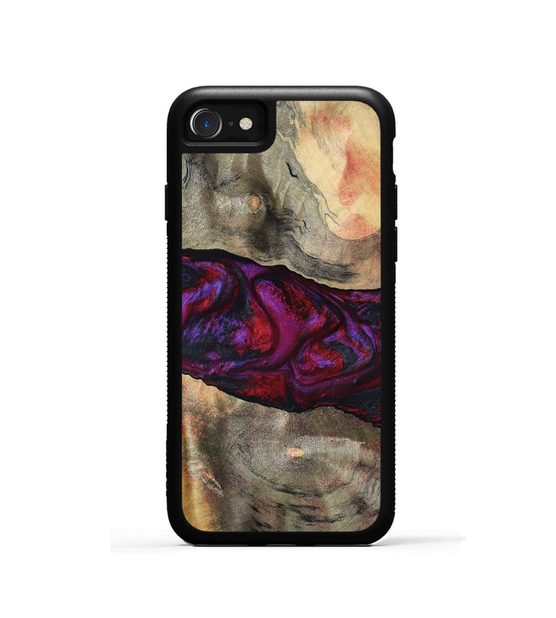 iPhone SE Wood Phone Case - Lydia (Red, 801427)