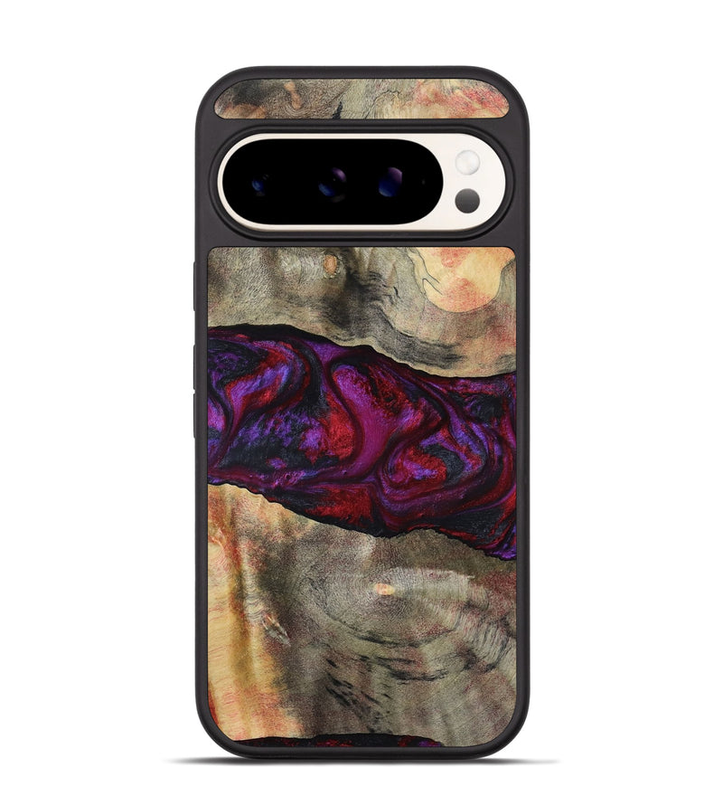 Pixel 9 Pro Wood Phone Case - Lydia (Red, 801427)