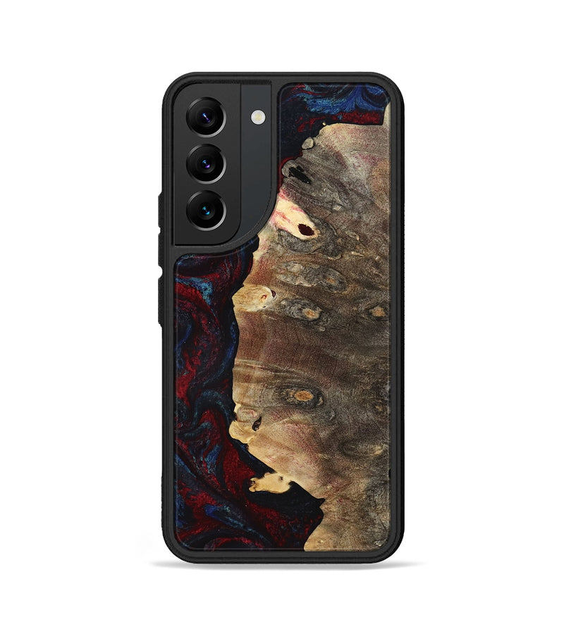 Galaxy S22 Wood Phone Case - Kyler (Red, 801428)