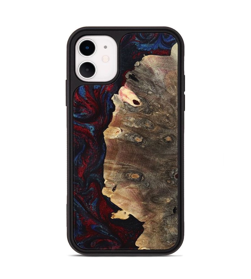 iPhone 11 Wood Phone Case - Kyler (Red, 801428)