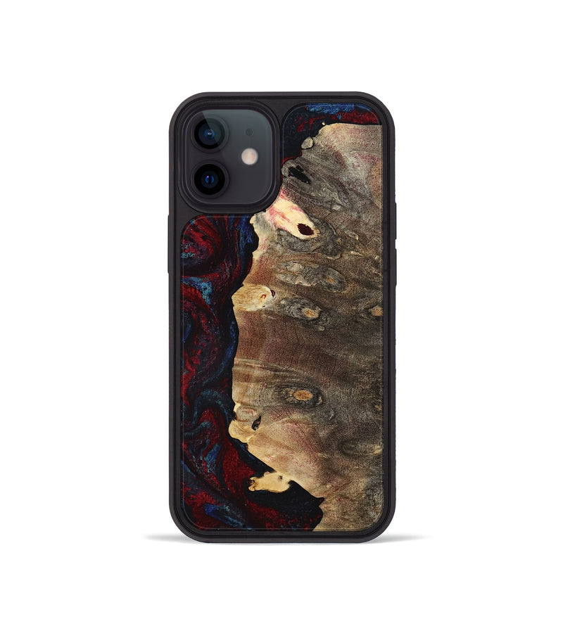 iPhone 12 mini Wood Phone Case - Kyler (Red, 801428)