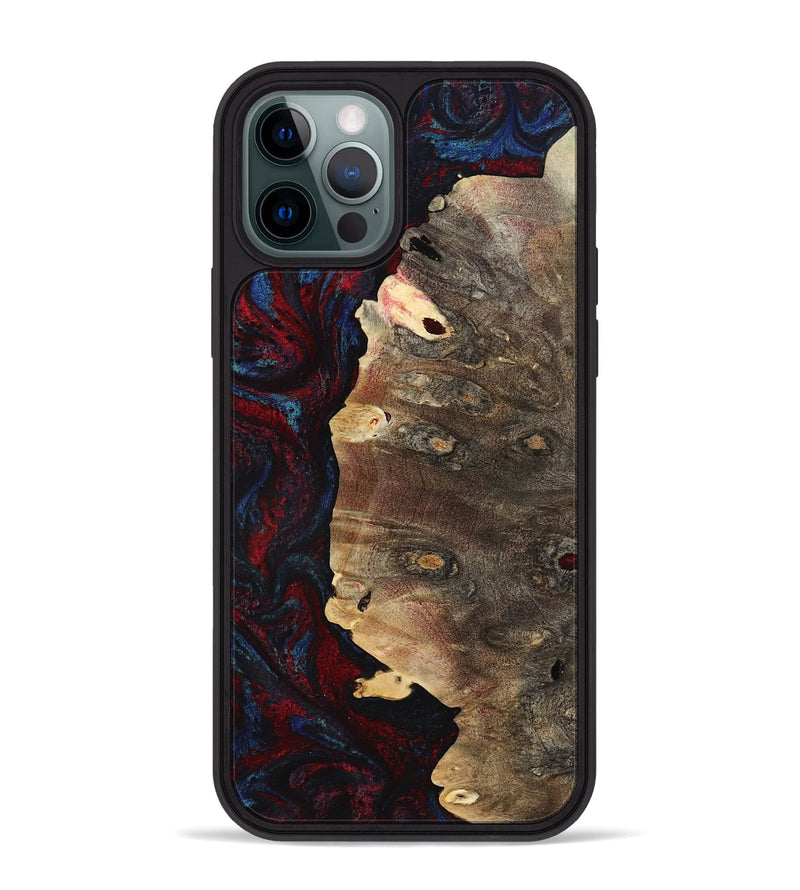 iPhone 12 Pro Max Wood Phone Case - Kyler (Red, 801428)