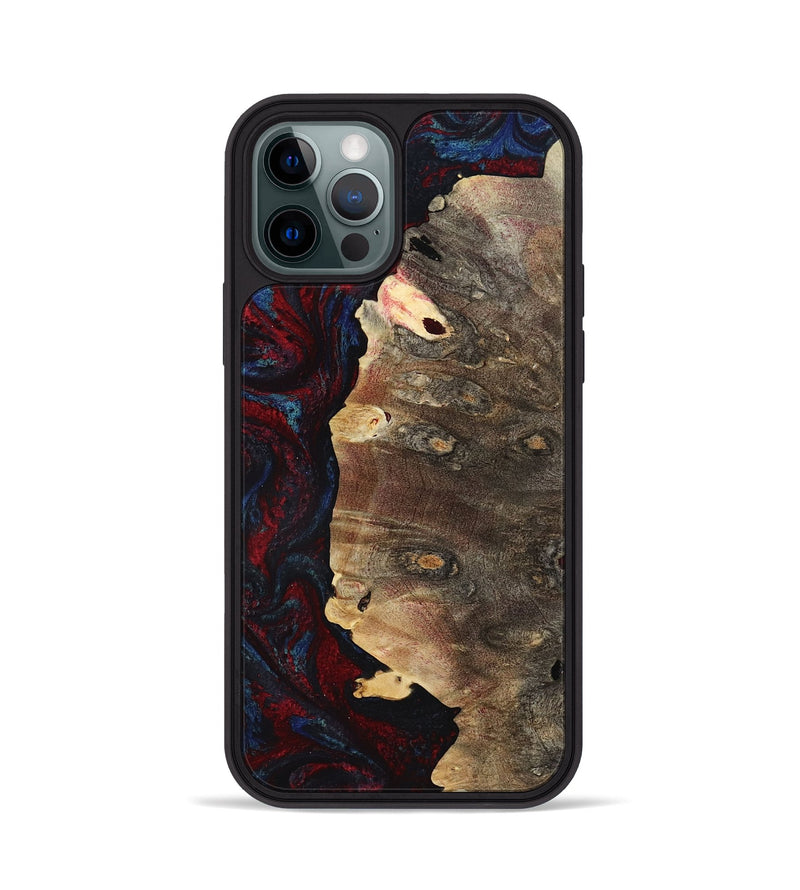 iPhone 12 Pro Wood Phone Case - Kyler (Red, 801428)