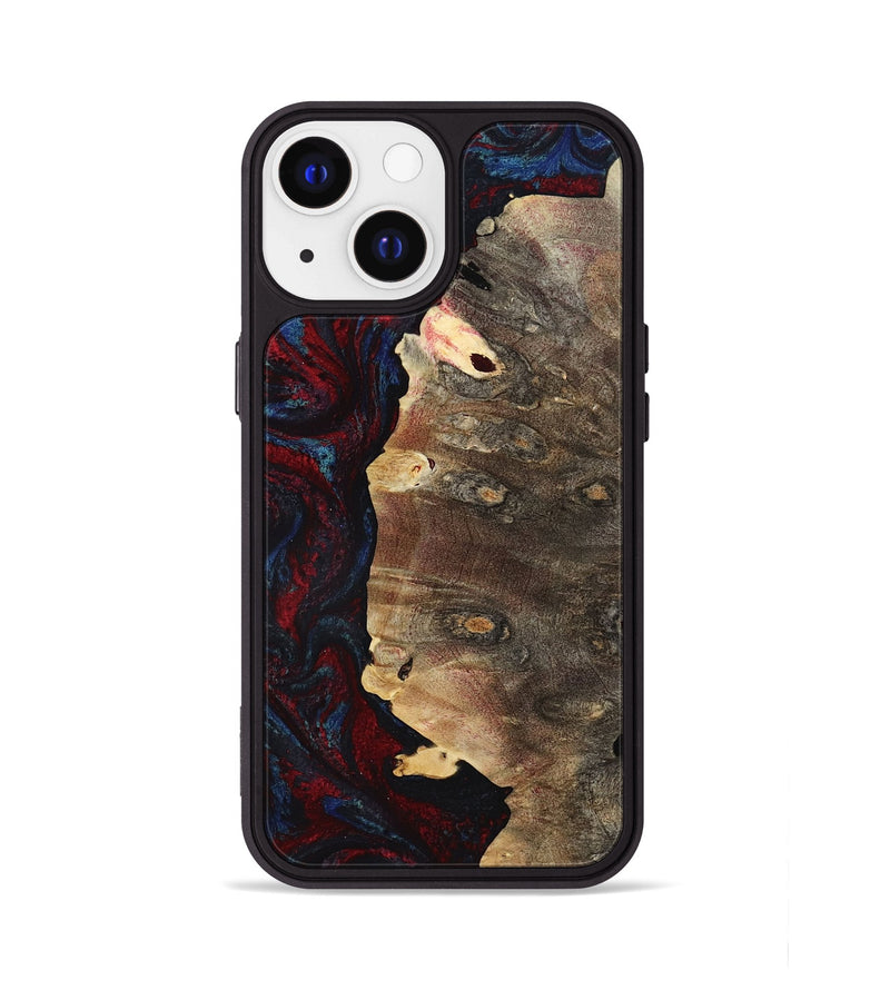 iPhone 13 Wood Phone Case - Kyler (Red, 801428)