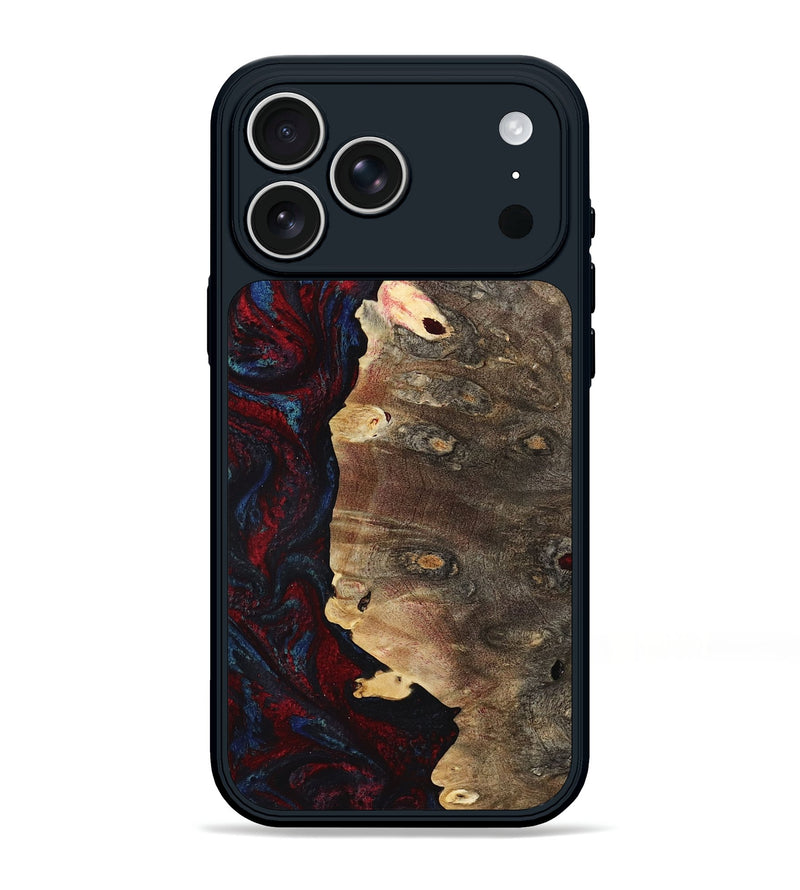 iPhone 17 Pro Max Wood Phone Case - Kyler (Red, 801428)