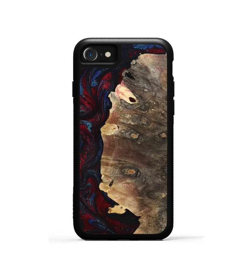iPhone SE Wood Phone Case - Kyler (Red, 801428)