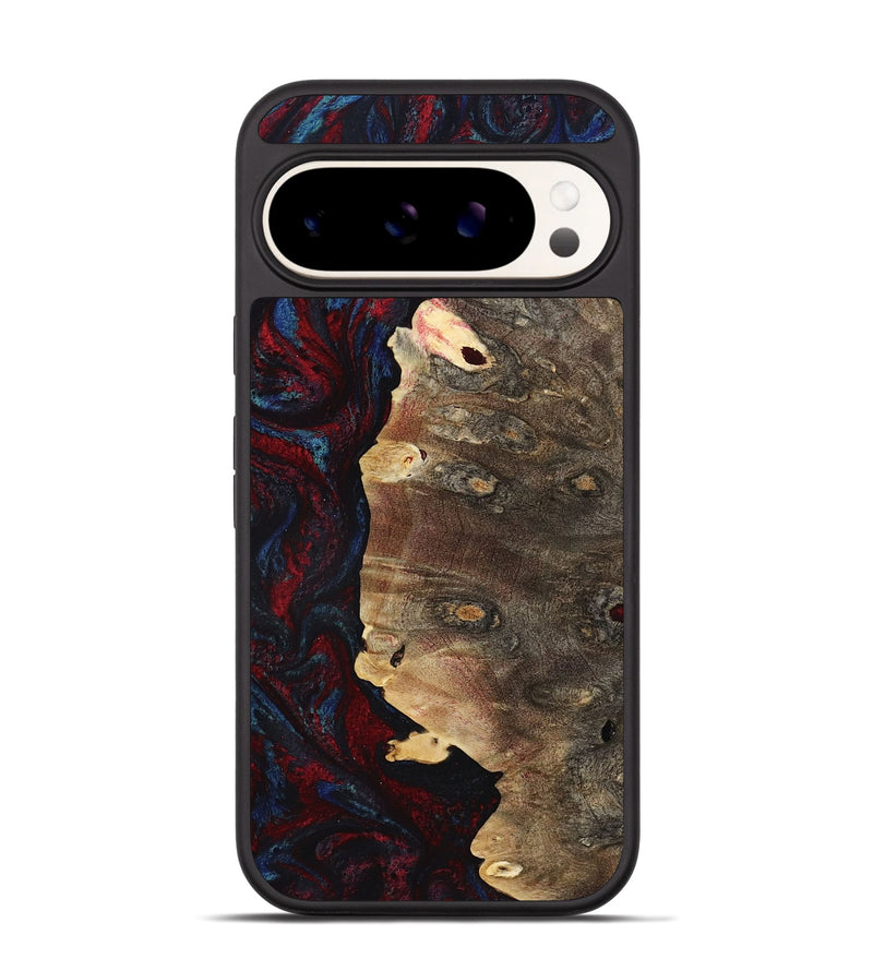 Pixel 9 Wood Phone Case - Kyler (Red, 801428)