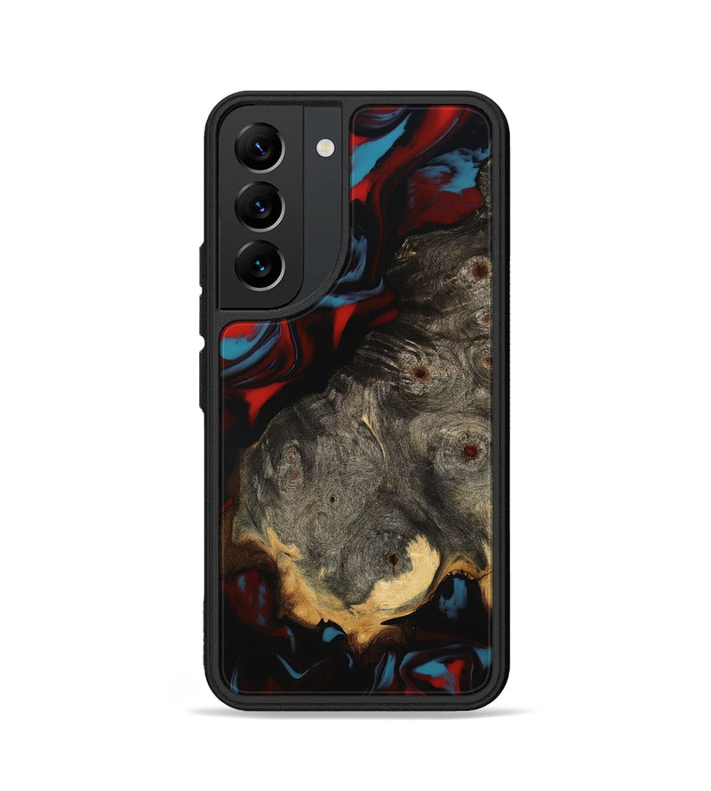 Galaxy S22 Wood Phone Case - Lena (Red, 801429)