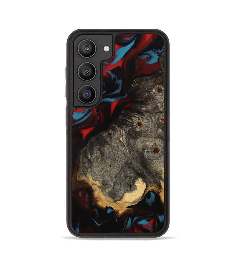 Galaxy S23 Wood Phone Case - Lena (Red, 801429)