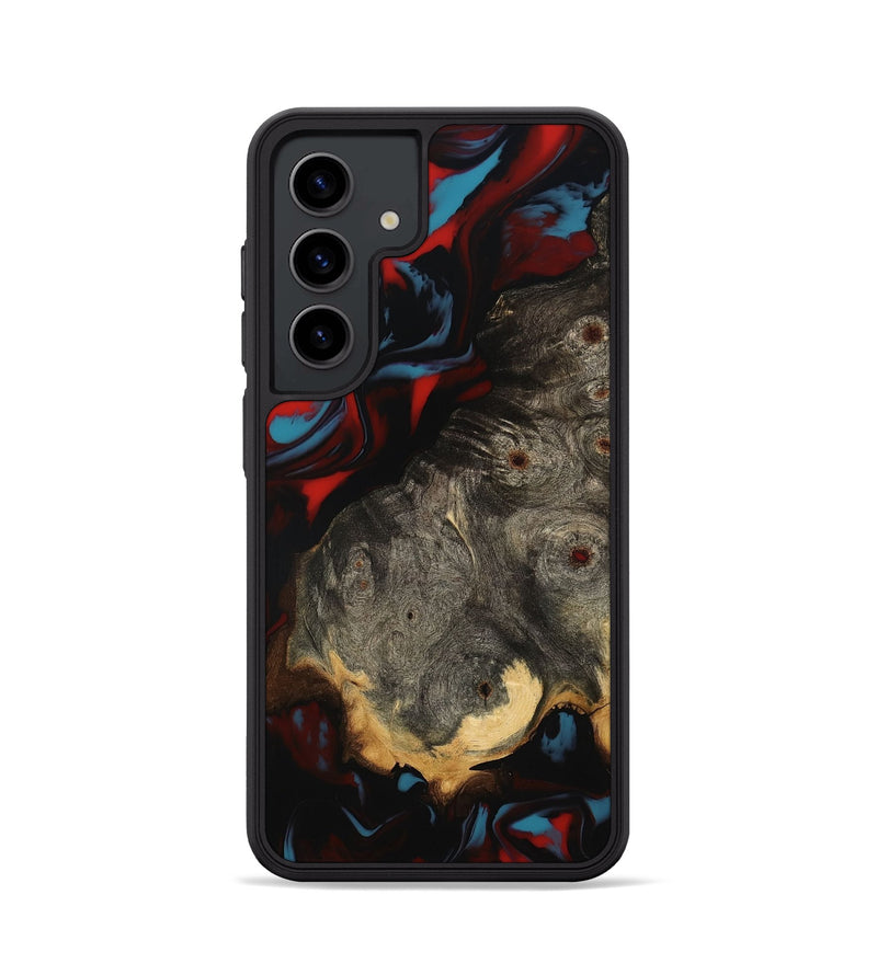 Galaxy S24 Wood Phone Case - Lena (Red, 801429)