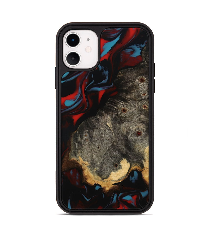 iPhone 11 Wood Phone Case - Lena (Red, 801429)