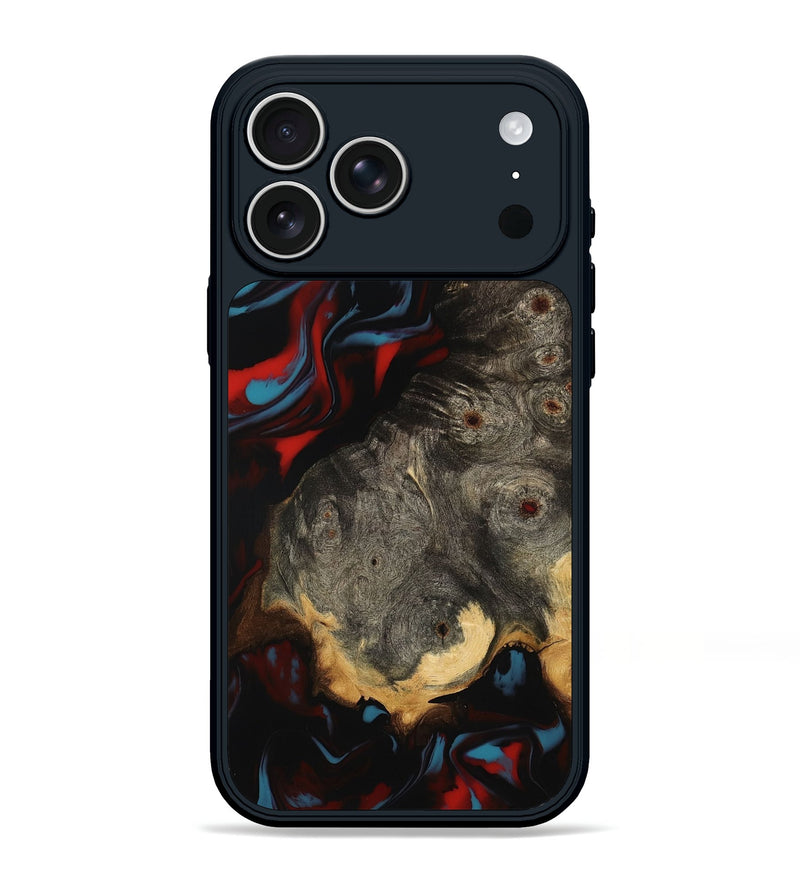 iPhone 17 Pro Max Wood Phone Case - Lena (Red, 801429)