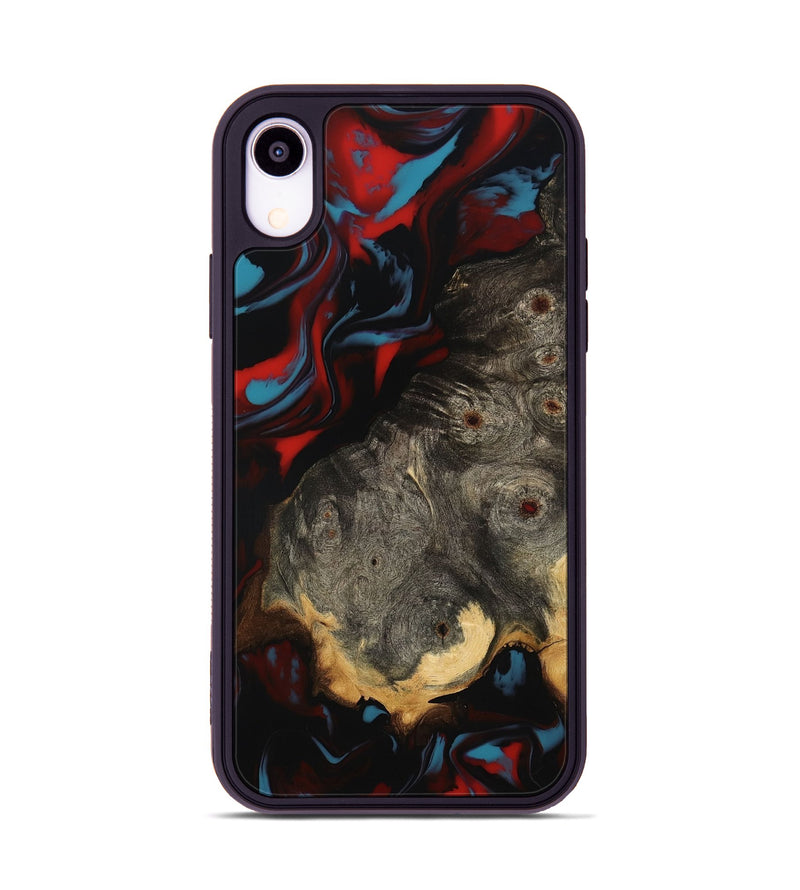 iPhone Xr Wood Phone Case - Lena (Red, 801429)