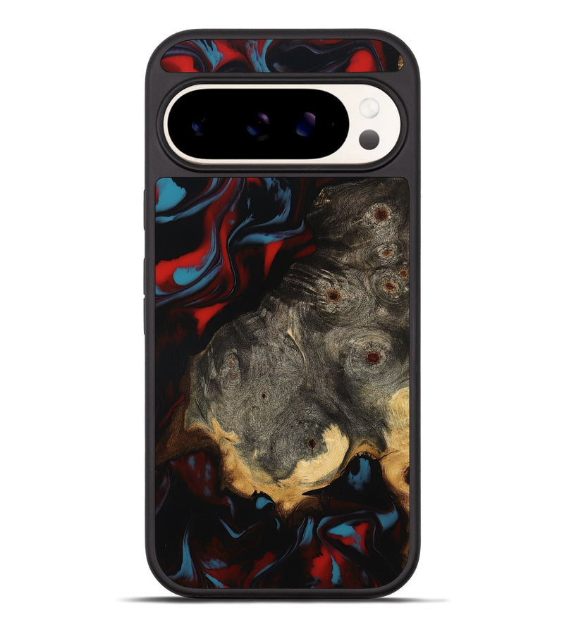 Pixel 9 Pro XL Wood Phone Case - Lena (Red, 801429)