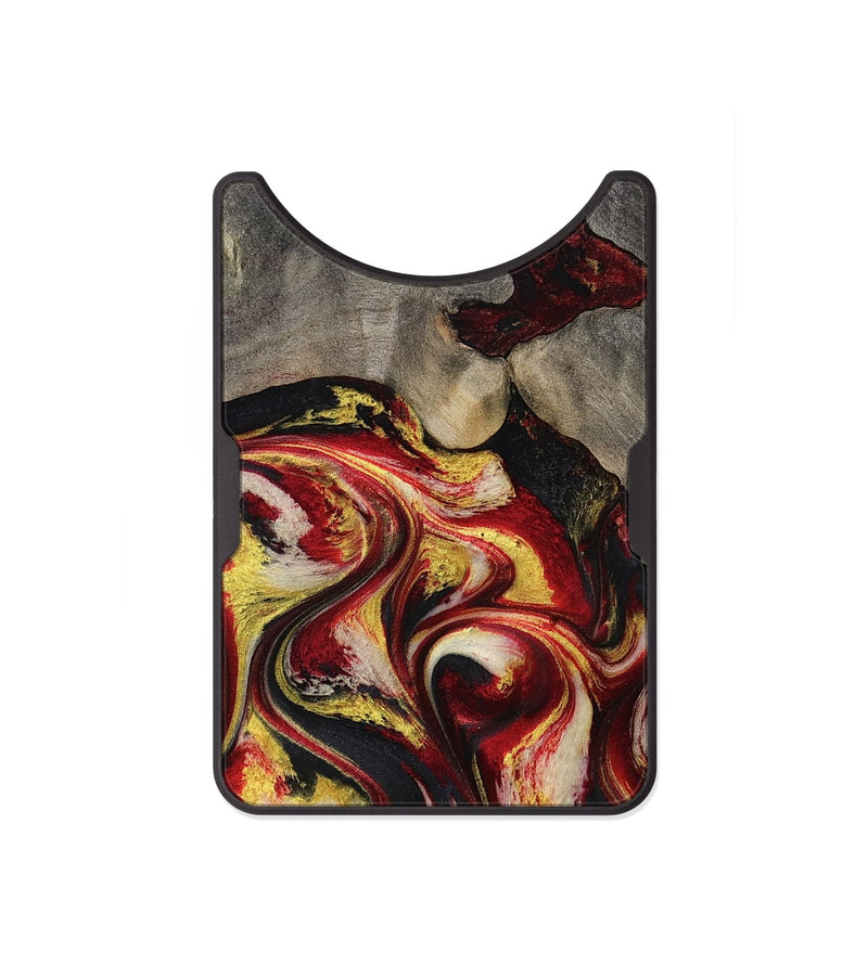 Alloy Wood Wallet - Ximena (Red, 801430)