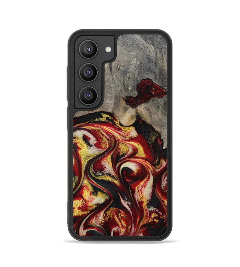 Galaxy S23 Wood Phone Case - Ximena (Red, 801430)