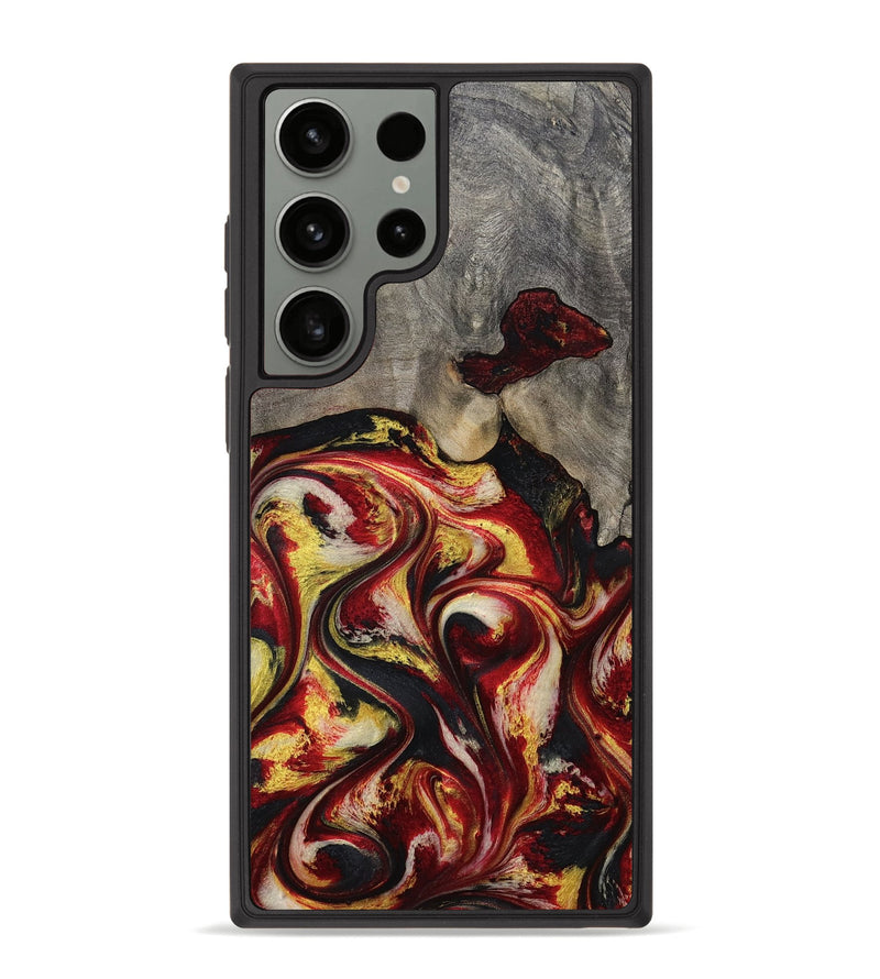 Galaxy S23 Ultra Wood Phone Case - Ximena (Red, 801430)