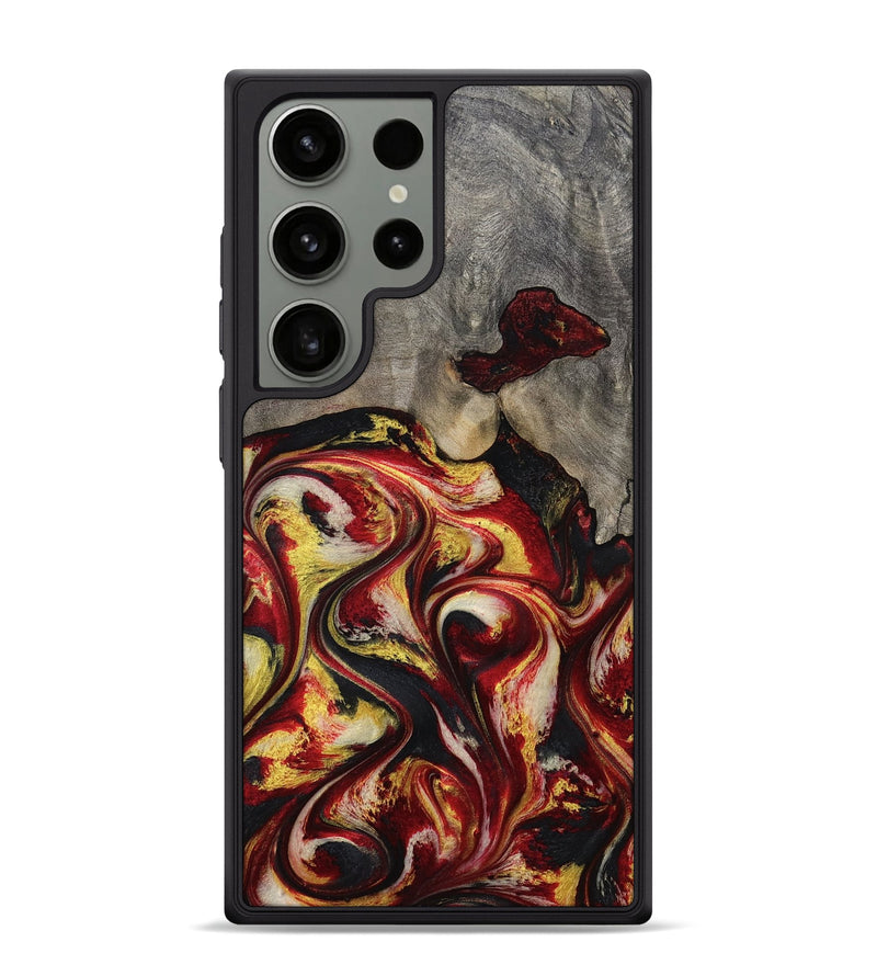 Galaxy S24 Ultra Wood Phone Case - Ximena (Red, 801430)