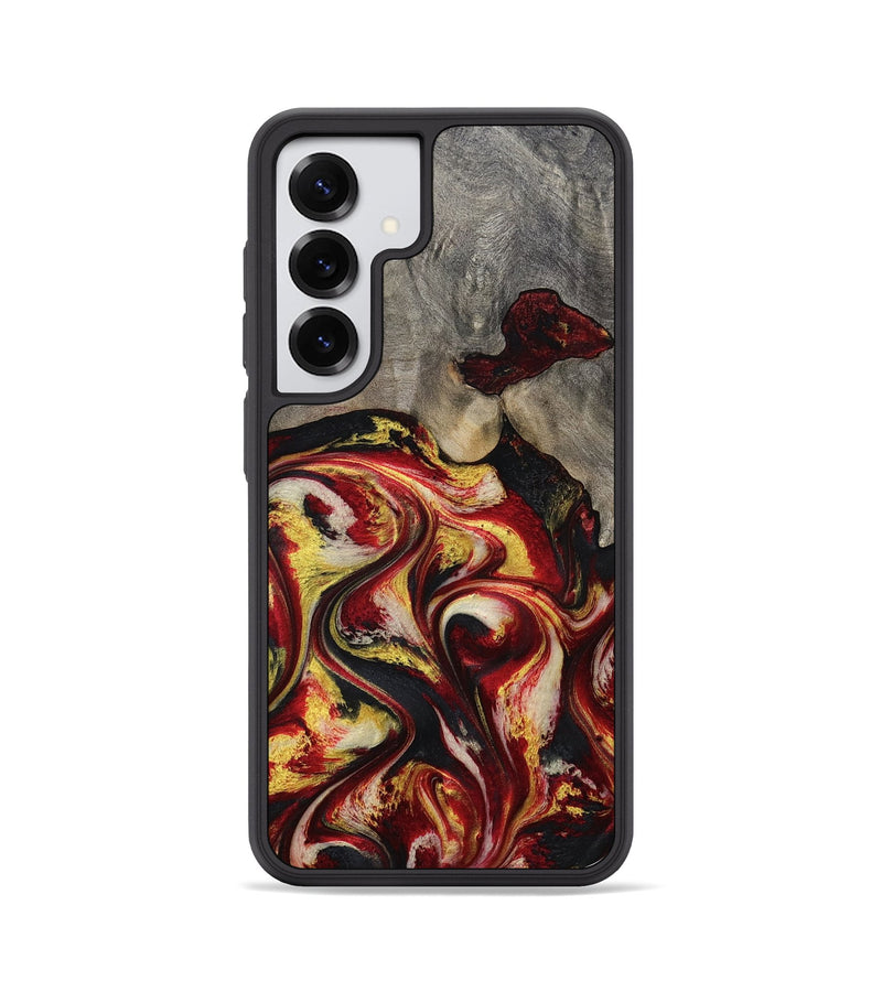 Galaxy S25 Wood Phone Case - Ximena (Red, 801430)