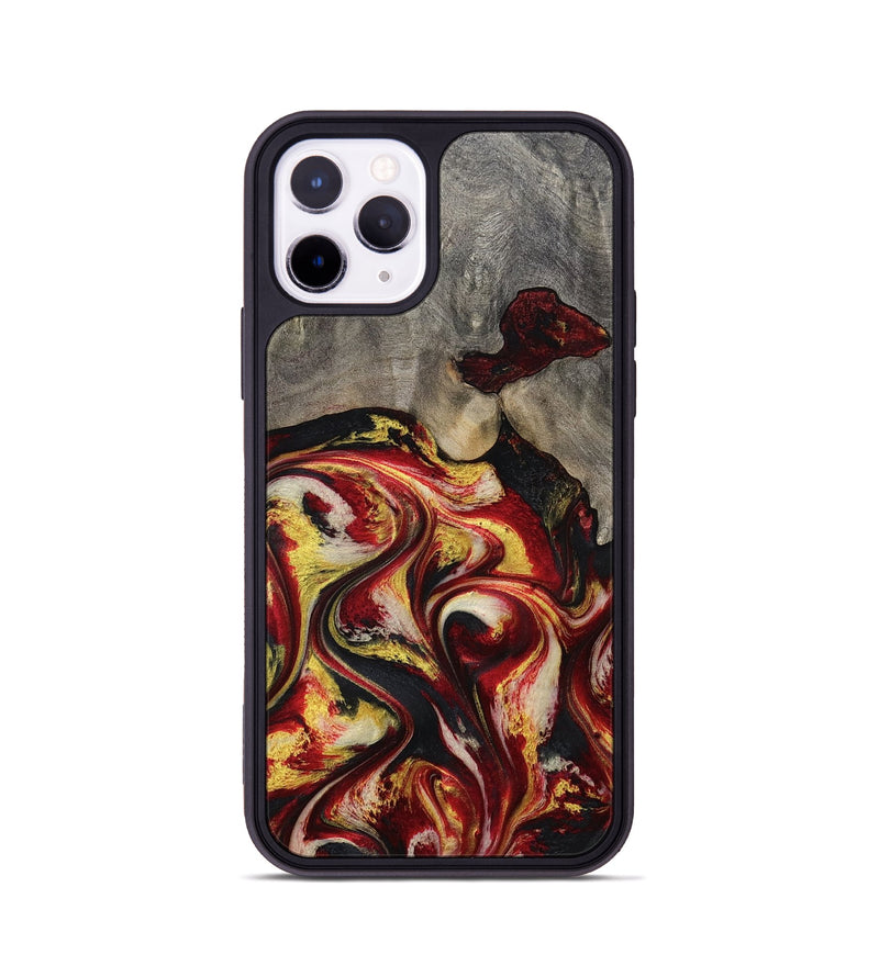 iPhone 11 Pro Wood Phone Case - Ximena (Red, 801430)