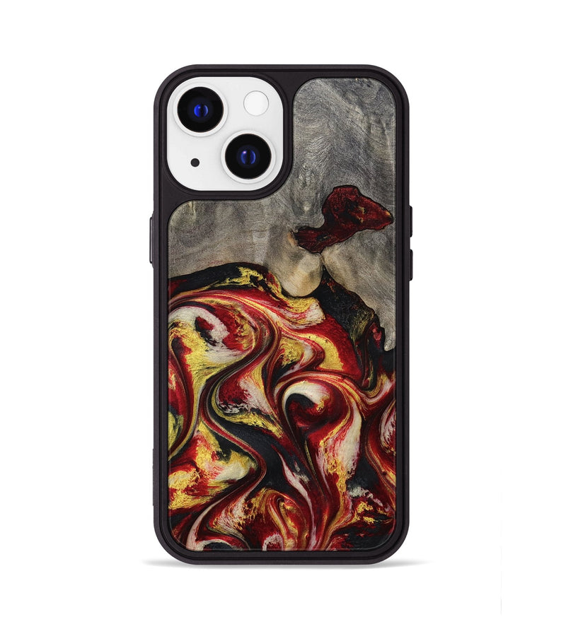 iPhone 13 Wood Phone Case - Ximena (Red, 801430)