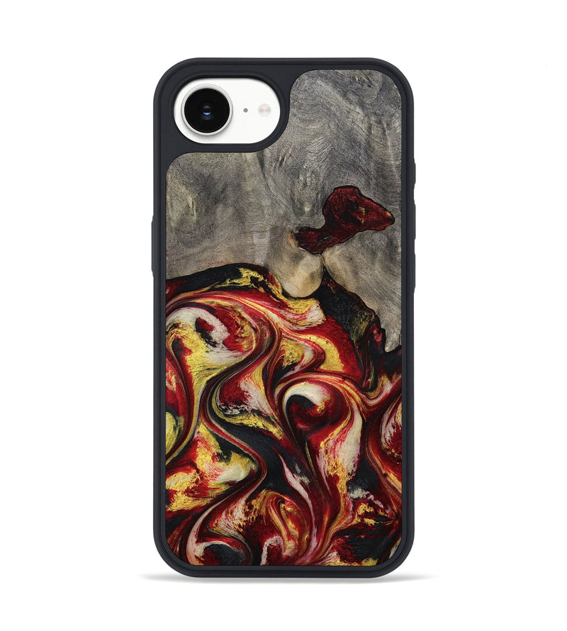 iPhone 16e Wood Phone Case - Ximena (Red, 801430)