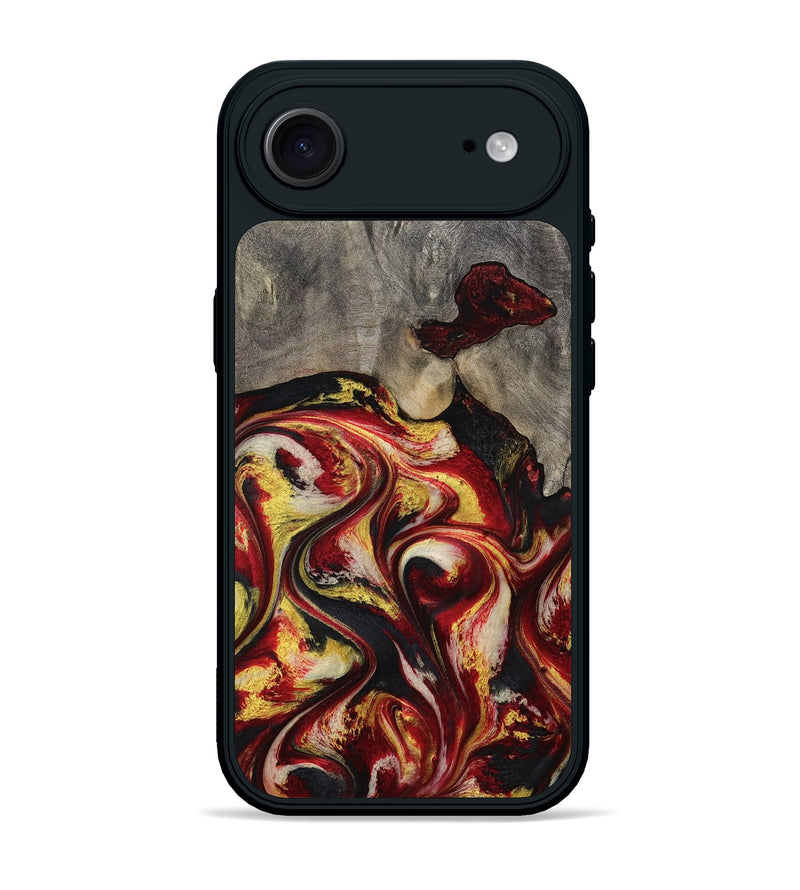 iPhone 17 Air Wood Phone Case - Ximena (Red, 801430)