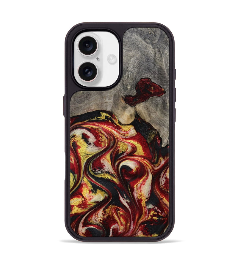 iPhone 17 Wood Phone Case - Ximena (Red, 801430)