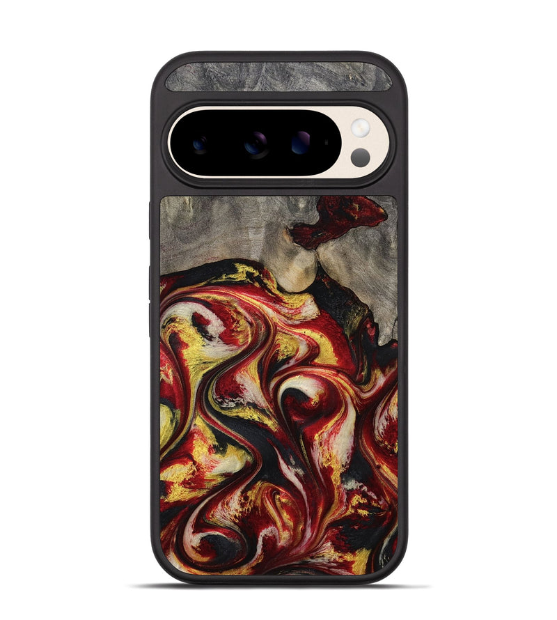 Pixel 10 Wood Phone Case - Ximena (Red, 801430)