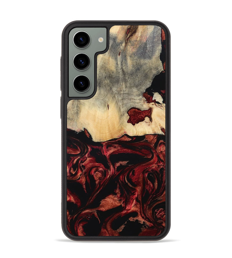 Galaxy S23 Plus Wood Phone Case - Khai (Red, 801431)