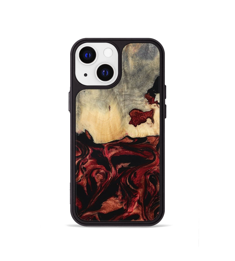 iPhone 13 mini Wood Phone Case - Khai (Red, 801431)