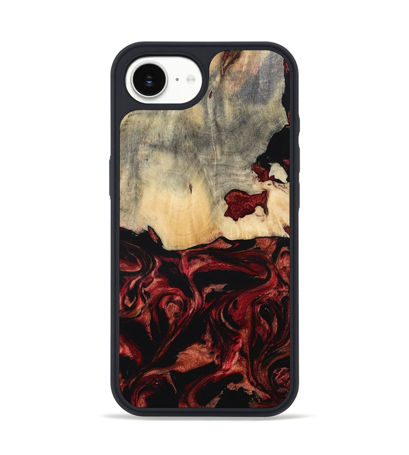 iPhone 16e Wood Phone Case - Khai (Red, 801431)