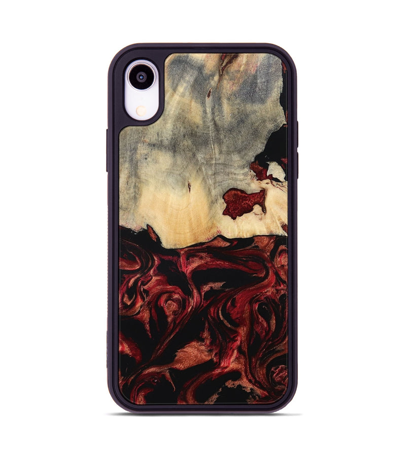 iPhone Xr Wood Phone Case - Khai (Red, 801431)