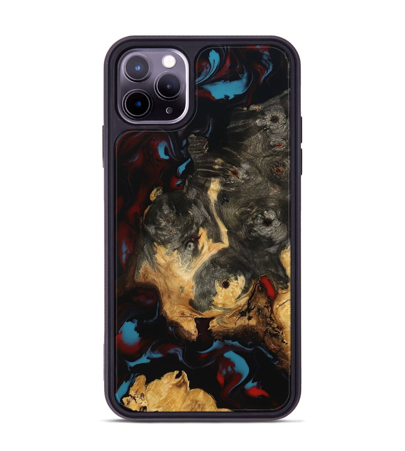 iPhone 11 Pro Max Wood Phone Case - Savanah (Red, 801433)