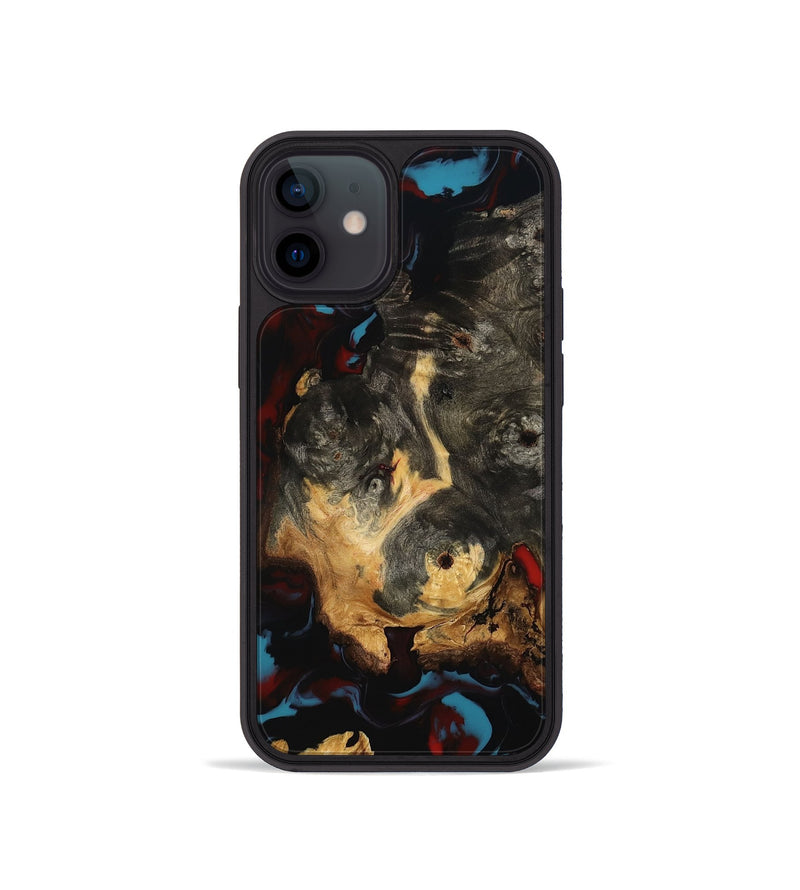 iPhone 12 mini Wood Phone Case - Savanah (Red, 801433)