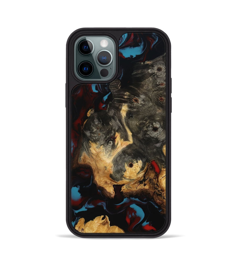 iPhone 12 Pro Wood Phone Case - Savanah (Red, 801433)