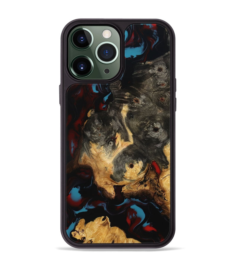 iPhone 13 Pro Max Wood Phone Case - Savanah (Red, 801433)