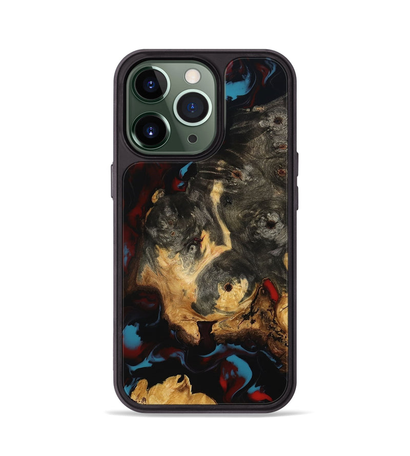 iPhone 13 Pro Wood Phone Case - Savanah (Red, 801433)