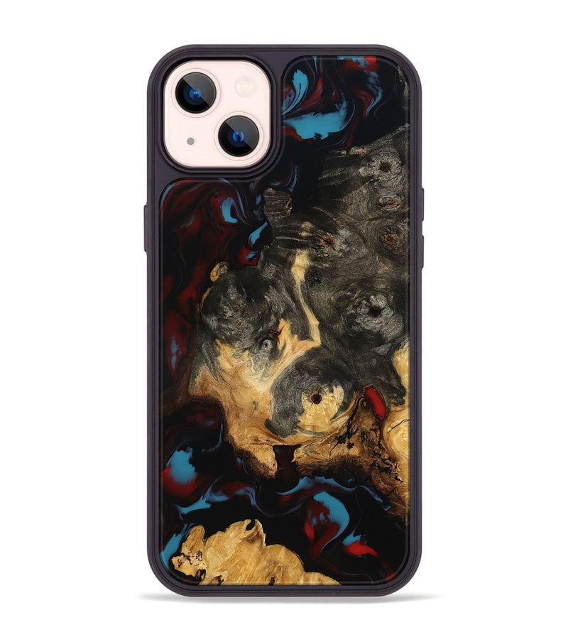 iPhone 14 Plus Wood Phone Case - Savanah (Red, 801433)