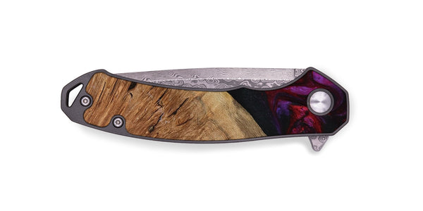 EDC Wood Pocket Knife - Mustafa (Red, 801434)