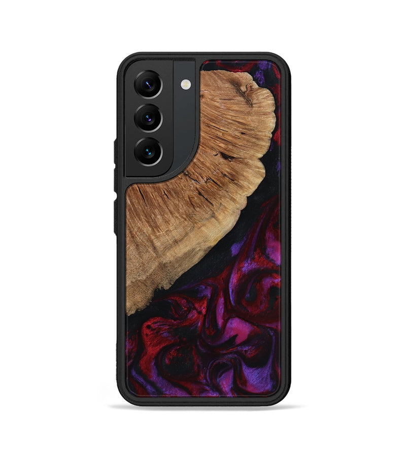 Galaxy S22 Wood Phone Case - Mustafa (Red, 801434)